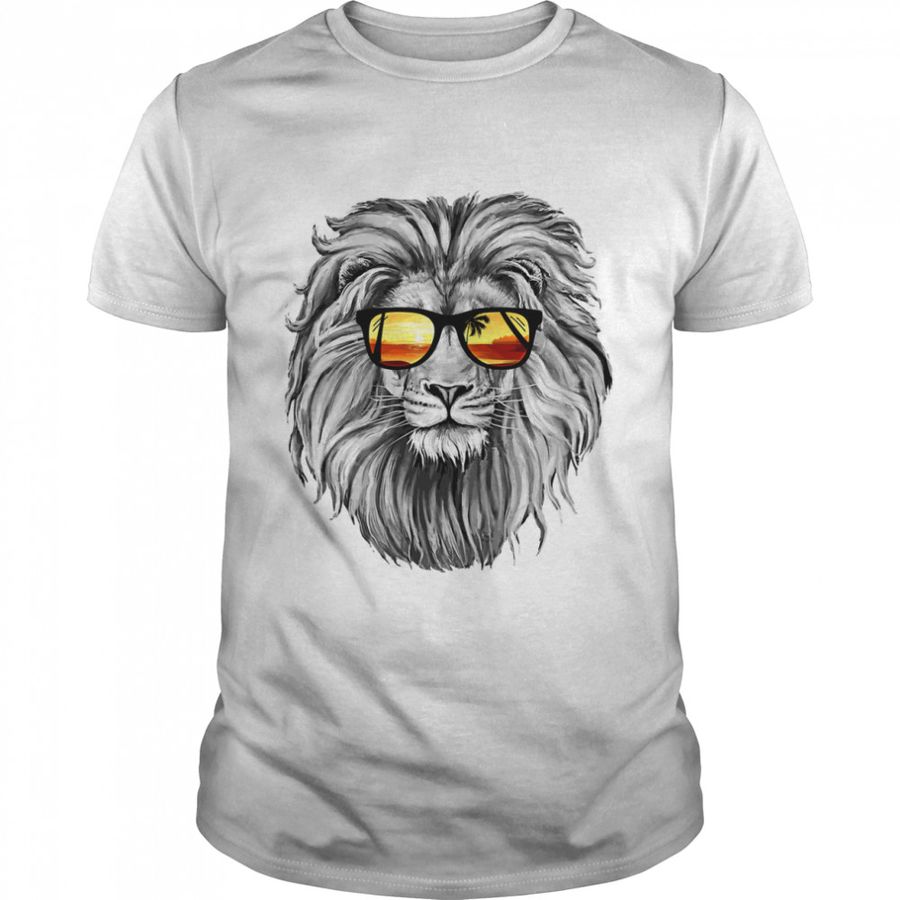 Mens My Favorite Summer Lion Animal Classic T-Shirt