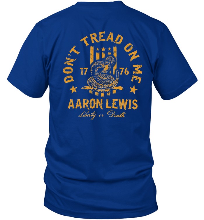 "Don't Tread On Me Aaron Lewis" Tour 2024 T-Shirt