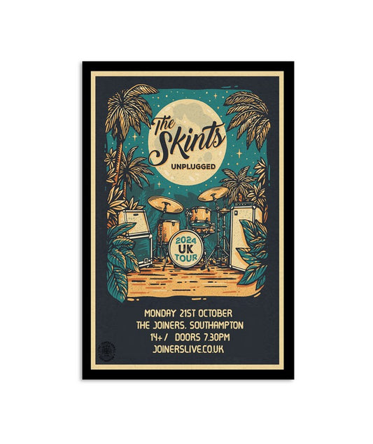 The Skints October 21 2024 The Joiners Southampton UK Poster