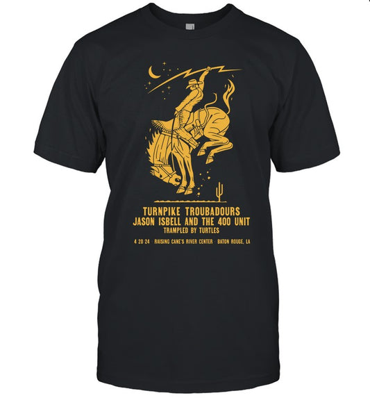 Turnpike Troubadours 20th April, 2024 Baton Rouge, LA Event T-Shirt