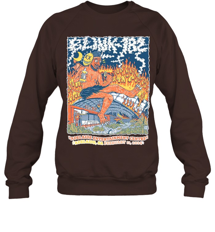 "Adelaide, SA" February 11, 2024 Concert Blink-182 Tee