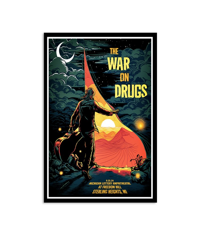 The War On Drugs Sept 25 2024 Freedom Hill Sterling Heights MI Poster