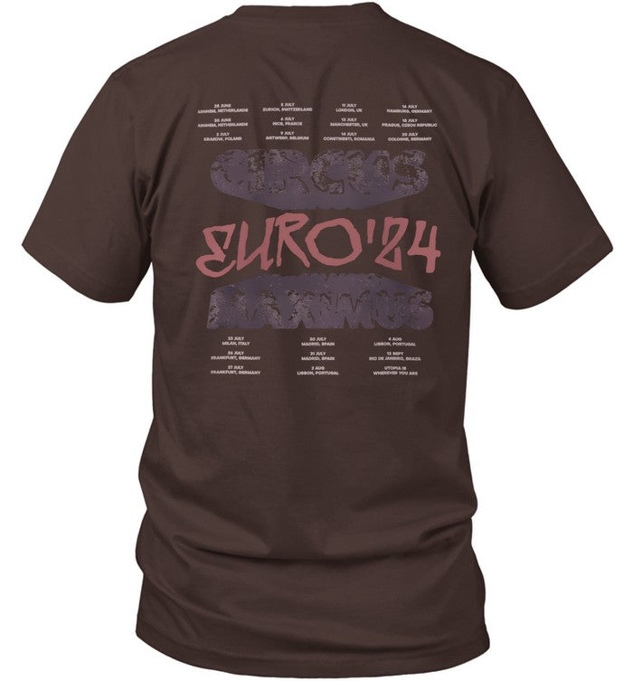 Travis Scott Euro Tour 2024 T-Shirts Limited