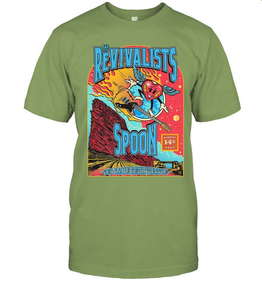 The Revivalists show at the Red Rocks Amphitheatre in Morrison, CO August 14, 2024 Limited T-Shirt