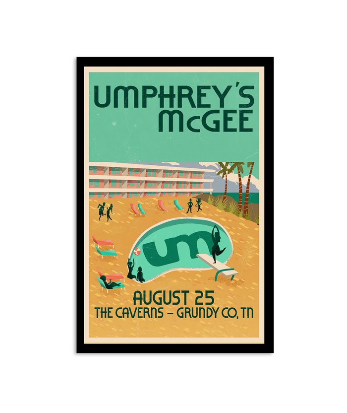 Umphrey's McGee The Caverns Pelham TN Aug 25 2024 Poster