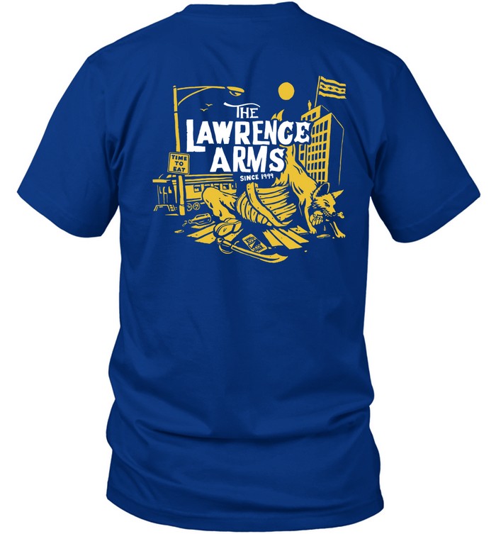 The Lawrence Arms 25th Anniversary Chicago Beer League and The Classic SK T-Shirt