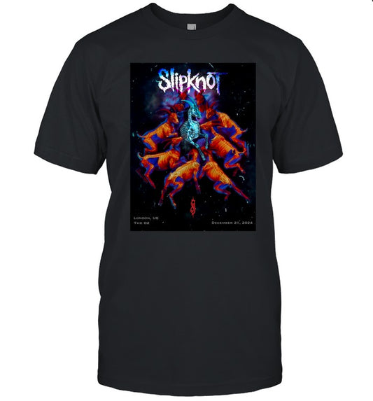 12.21.2024 Slipknot Tour London, UK T-Shirt