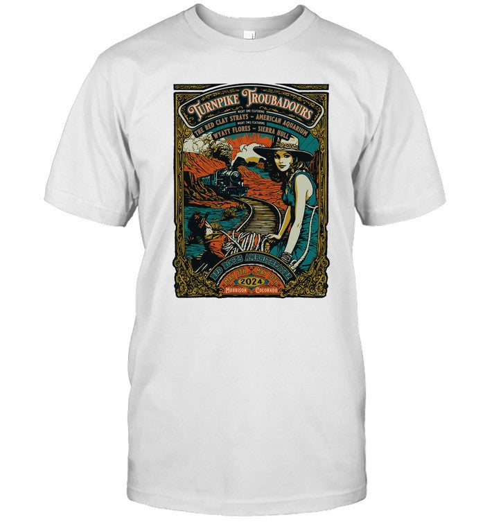 Turnpike Troubadours Red Rocks May 9-10 2024 T-Shirt