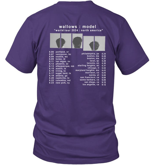 Wallows Model North America Tour 2024 T-Shirts