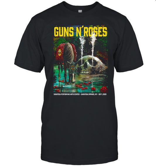 2023 Guns N' Roses Saratoga Springs Event Shirt