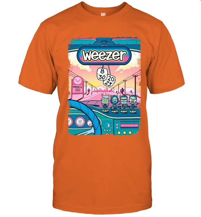 Weezer show at Arizona Federal Theatre in Phoenix, AZ August 30, 2023 Event Tee