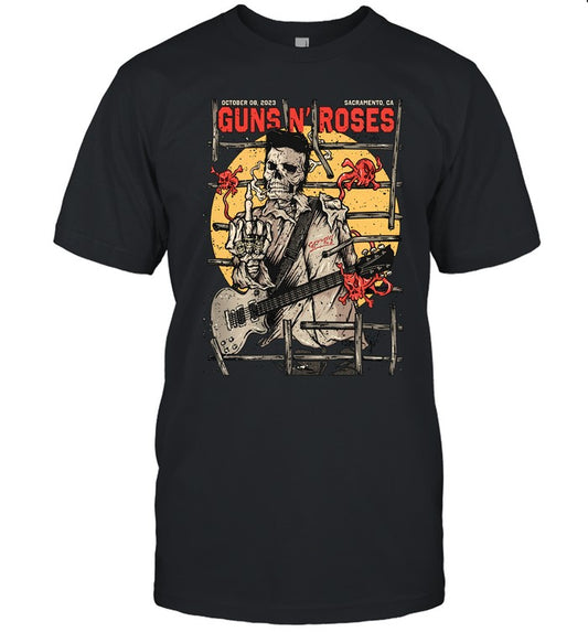 2023 Guns N' Roses Tour Sacramento, CA T-Shirt