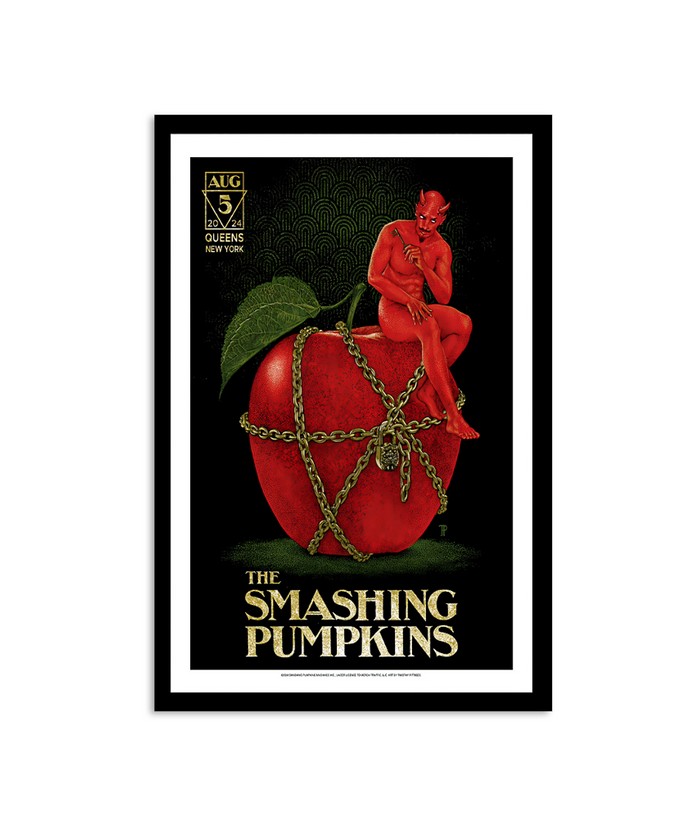 The Smashing Pumpkins August 5 2024 Queens New York Poster