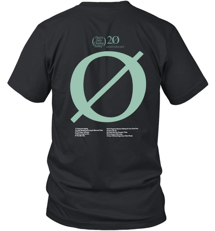 Underoath Tocs They're Only Chasing Safety 20Th Anniversary T Shirt