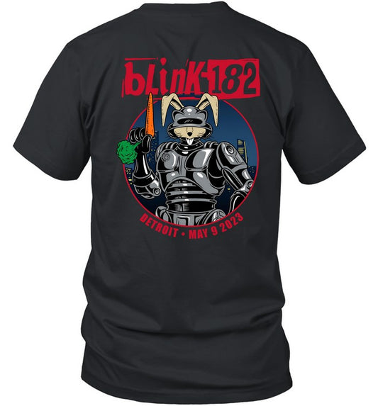 World Tour Detroit Michigan 2023 Blink-182 T-Shirt