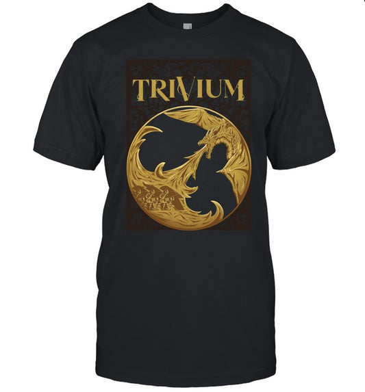 Trivium Gold Dragon Hot T-Shirt