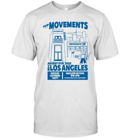 2023 Movements Tour Los Angeles T-Shirt