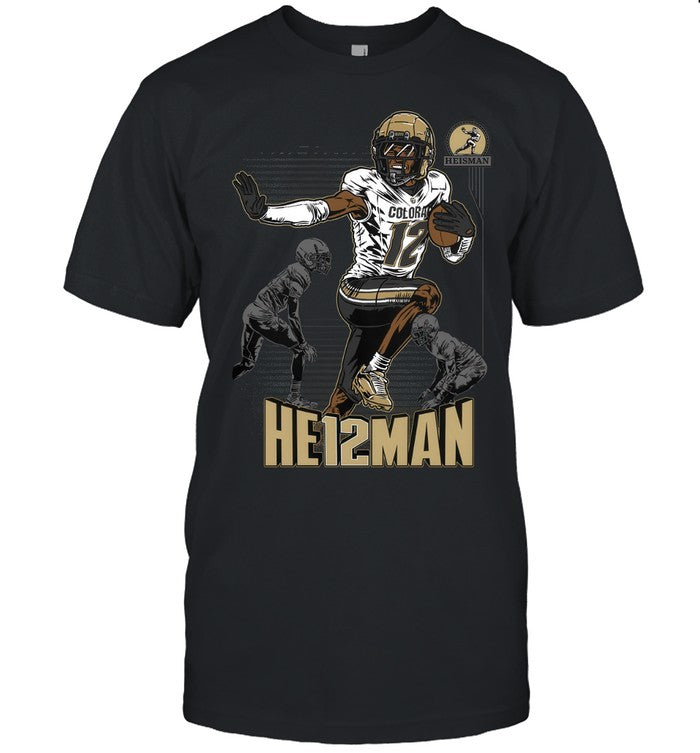 Travis Hunter Heisman Winnter He12man New T-Shirt Limited