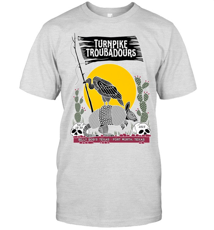 Turnpike Troubadours Poster December 28-30, 2023 Fort Worth, Texas Limited T-Shirt