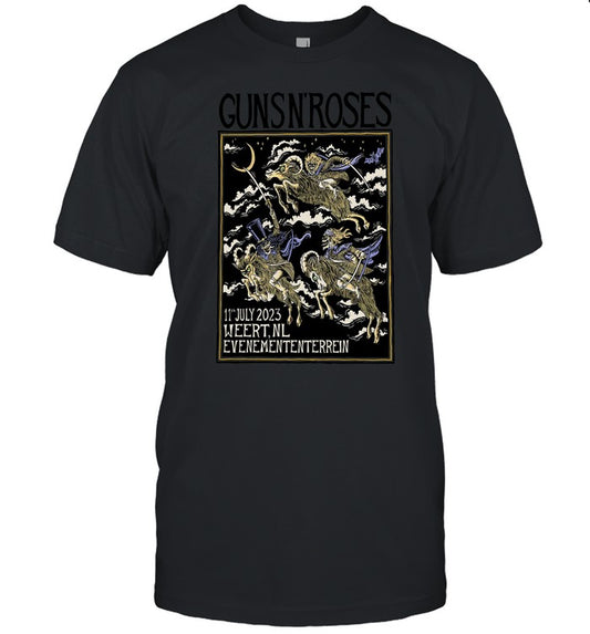 2023 Guns N' Roses Tour Weert, Netherlands T-Shirt