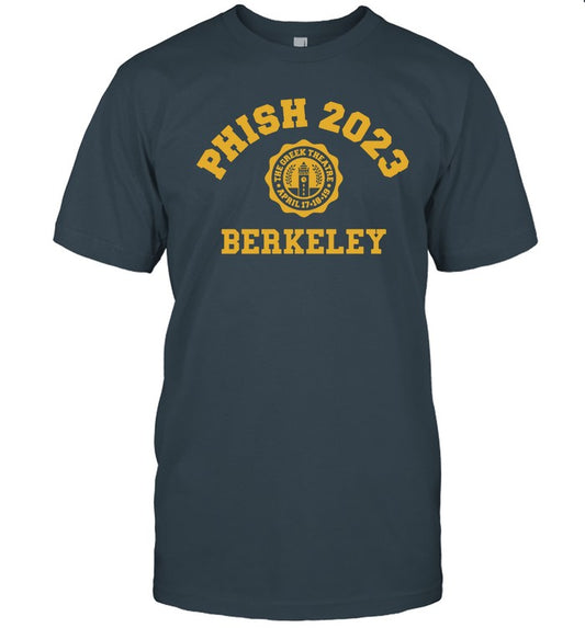 2023 Phish T-Shirt Berkeley CA