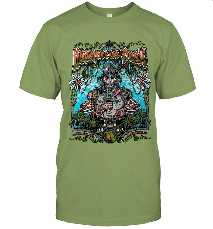 Widespread Panic in ST. Augustine, FL 2024 Limited T-Shirt