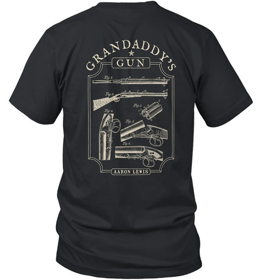 "Aaron Lewis tour 2024" T-Shirt Granddaddy's Gun