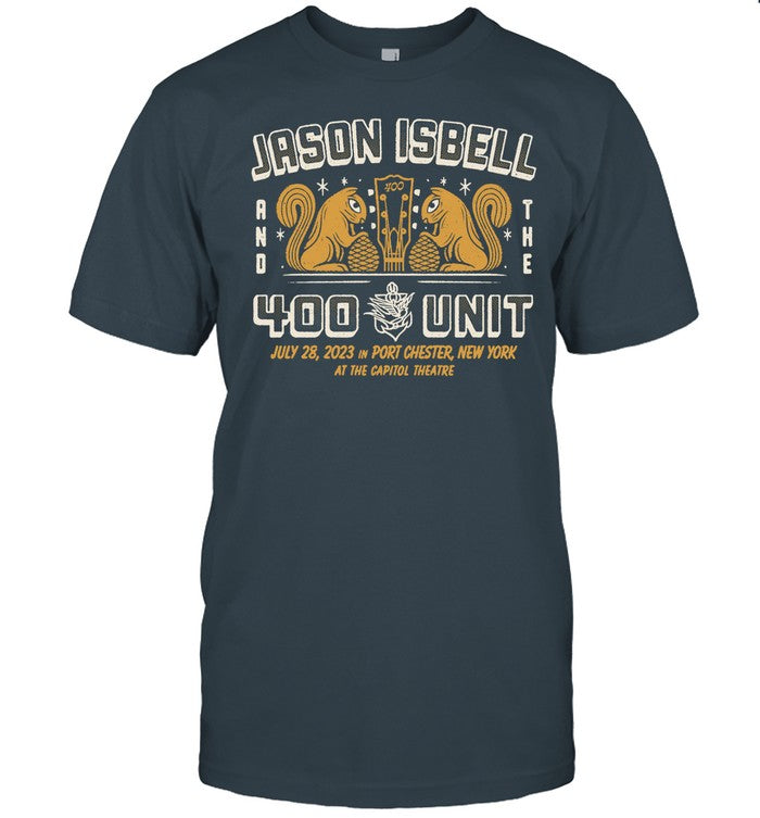 2023 Jason Isbell And The 400 Unit Tour Port Chester, NY T-Shirt