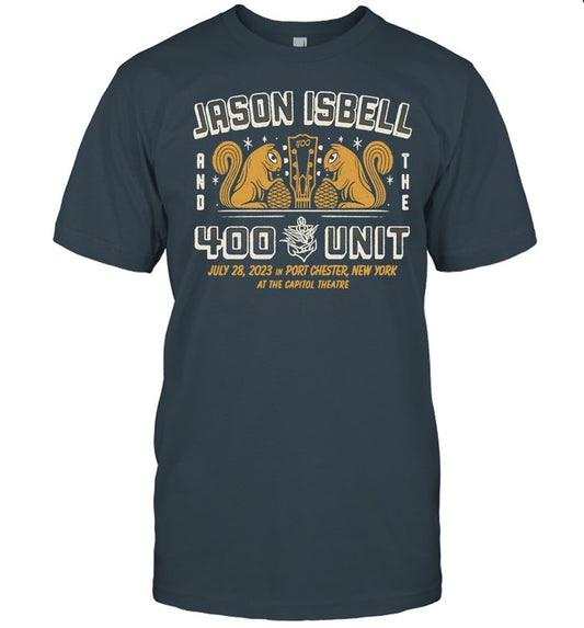 2023 Jason Isbell And The 400 Unit Tour Port Chester, NY T-Shirt