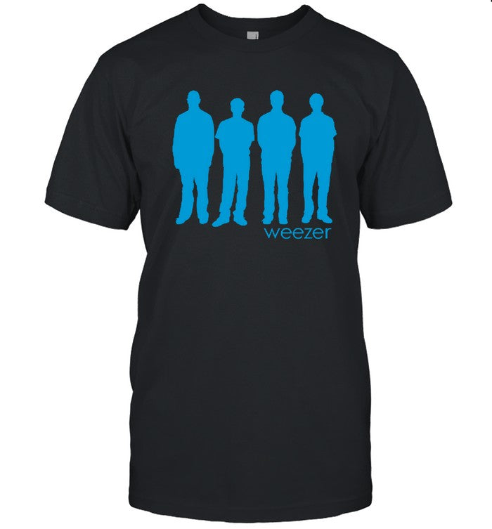 Weezer Blue Silhouette Shirt