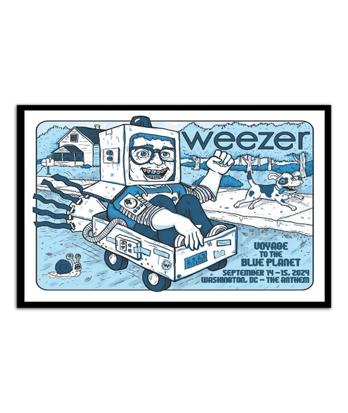 Weezer September 14-15 2024 The Anthem Washington, DC Poster