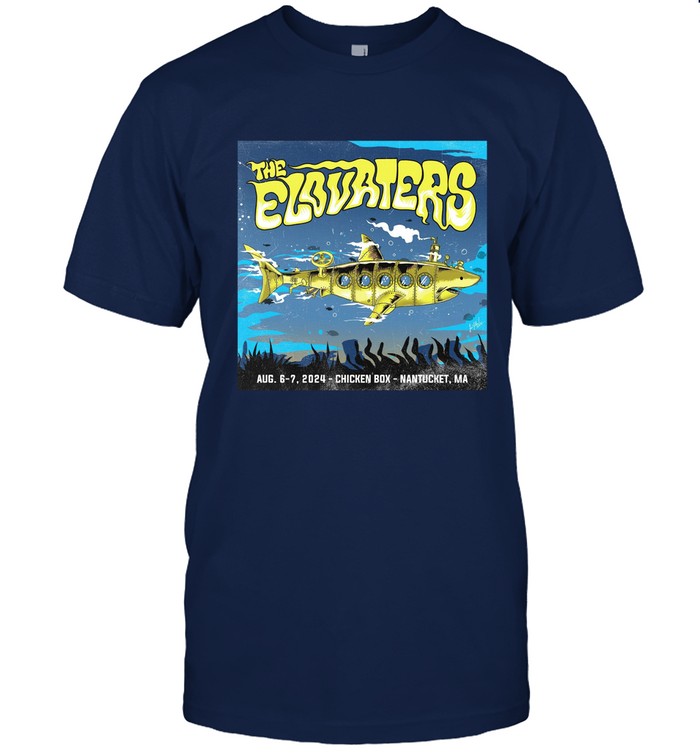 "The Elovaters play in Nantucket, MA" AUG 6-7, 2024 T-Shirt