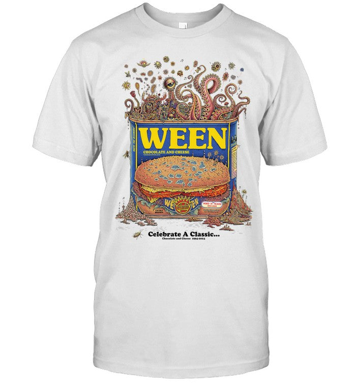 WEEN Celebrate A Classic Chocolate & Cheese 1994-2024 Limited T-Shirt