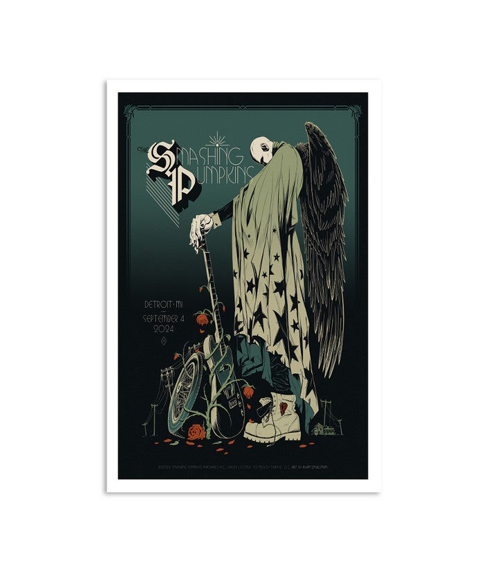 The Smashing Pumpkins At Detroit MI September 4 2024 Poster