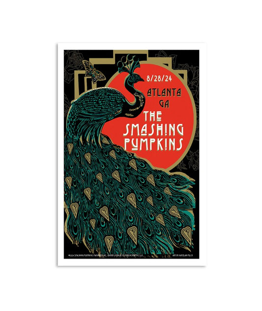 The Smashing Pumpkins August 28 2024 Atlanta GA Poster