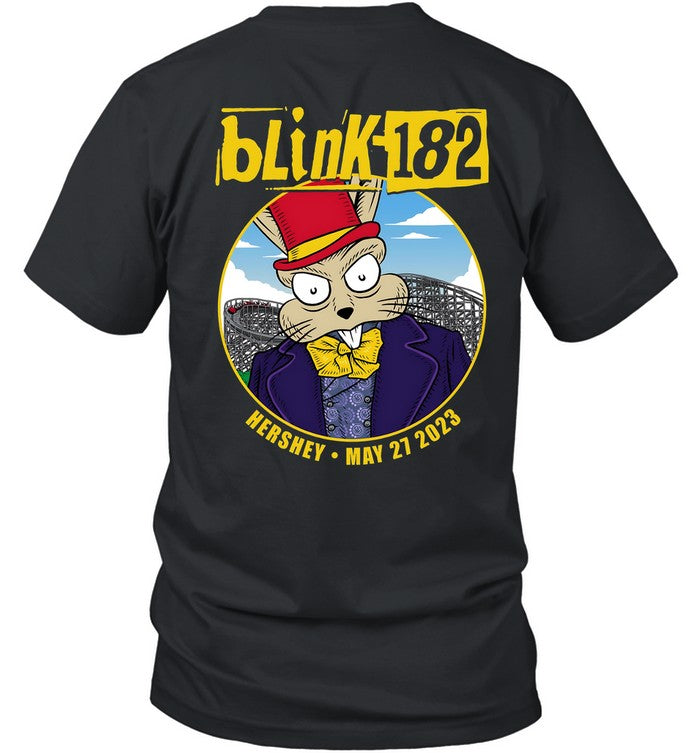 "Blink-182" Hersheypark Stadium "Hershey PA" World Tour 2023 T-Shirt