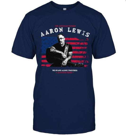 "Aaron Lewis" AFL Photo Flag T-Shirt