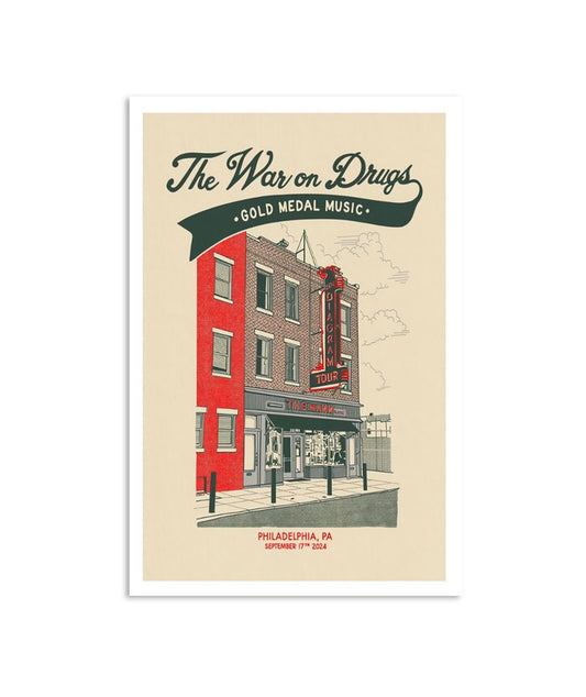 The War On Drugs Sept 17, 2024 TD Pavilion At The Mann Philadelphia, PA Poster