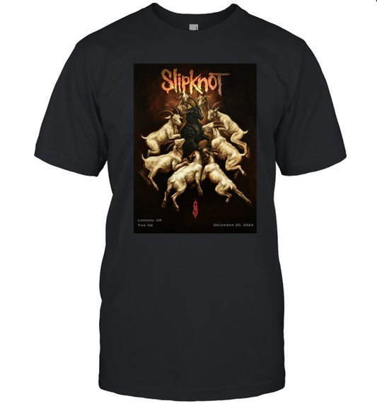 12-20-2024 Slipknot Tour London, UK T-Shirt