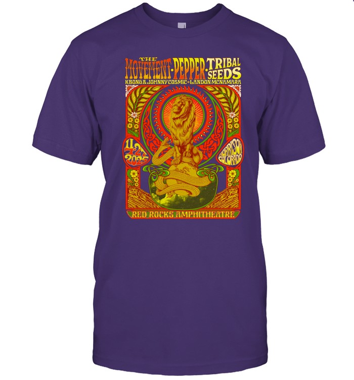 04-27-2025 PEPPER + The Movement + Tribal Seeds Red Rocks Event T-Shirt