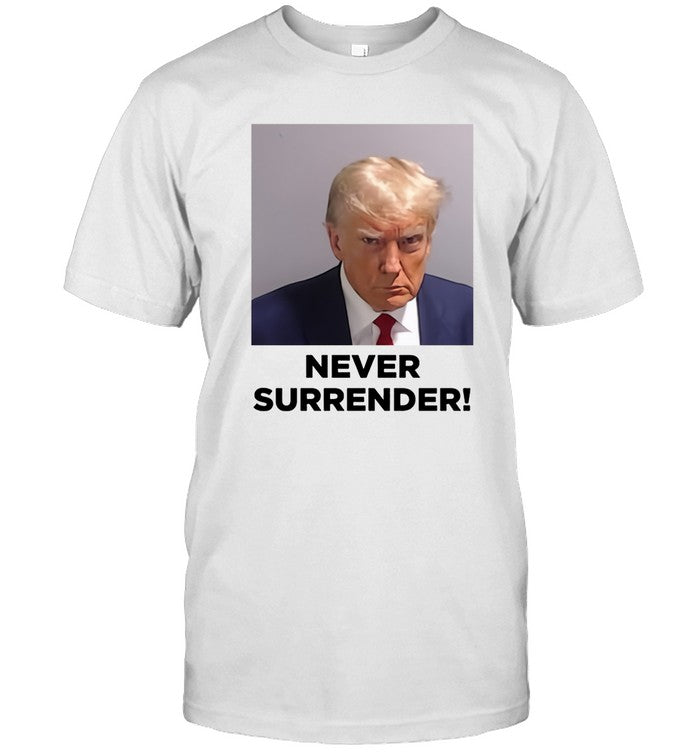 Troy Nehls Wearing Trump Never Surrender T-Shirt