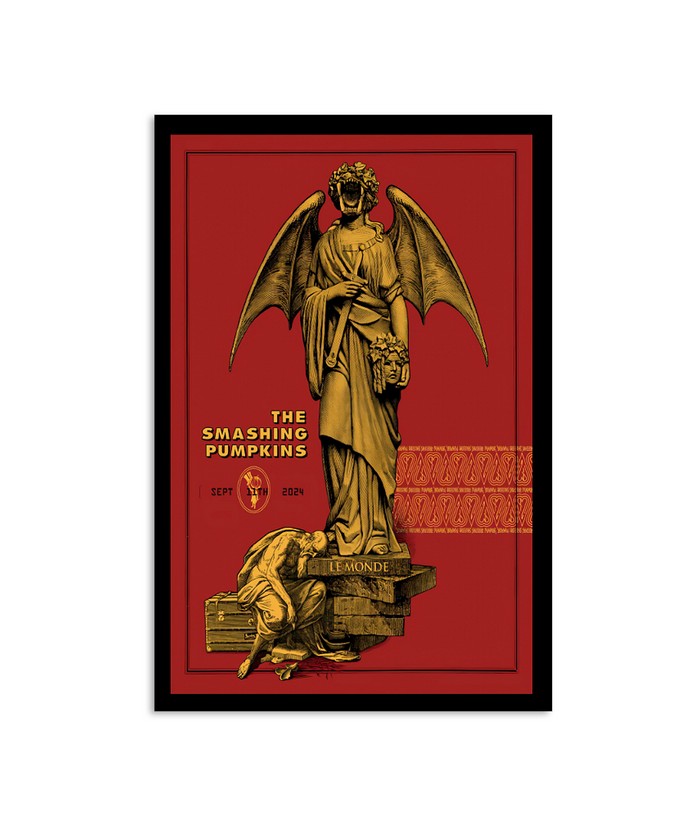 The Smashing Pumpkins At Globe Life Field In Arlington, TX On September 11 2024 Poster