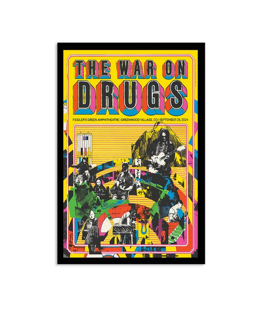 The War On Drugs September 28 2024 Fiddler's Green Amphitheatre Greenwood Village CO Poster