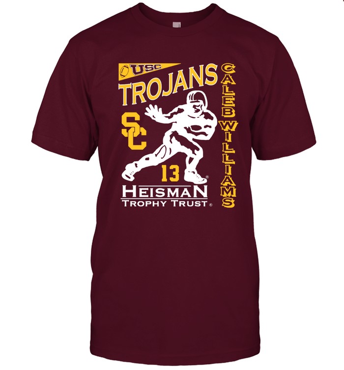 Trojans Caleb Williams Heisman Shirt, Caleb Williams USC Trojans 2022 Heisman Trophy Winner T-Shirt