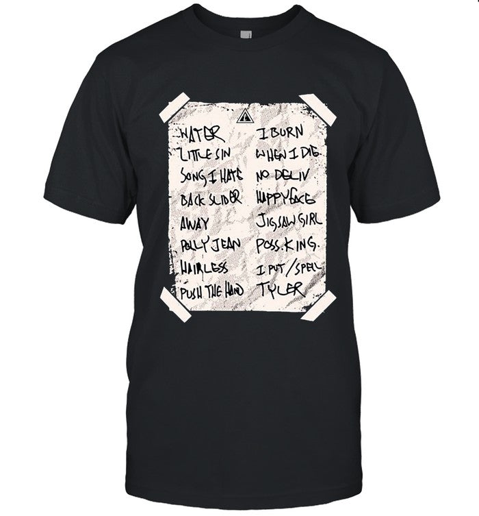 Toadies Set List Tee