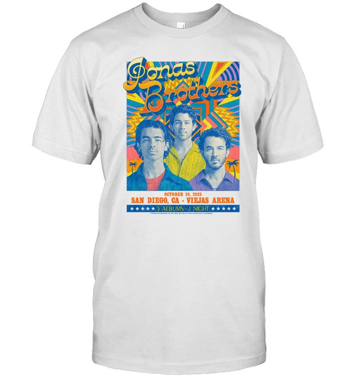 2023 Jonas Brothers San Diego, CA T-Shirt Limited