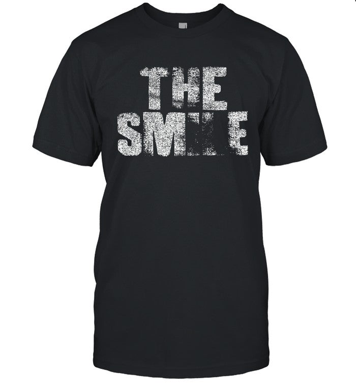 THE SMILE LOGO BLACK T-SHIRT