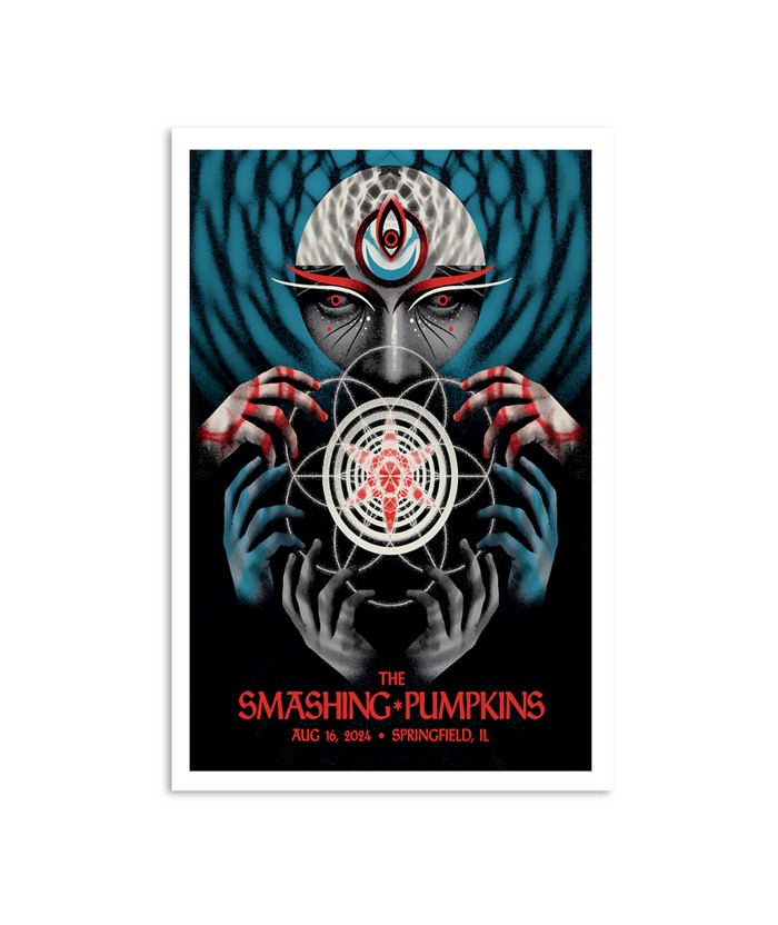 The Smashing Pumpkins Springfield IL August 16 2024 Poster