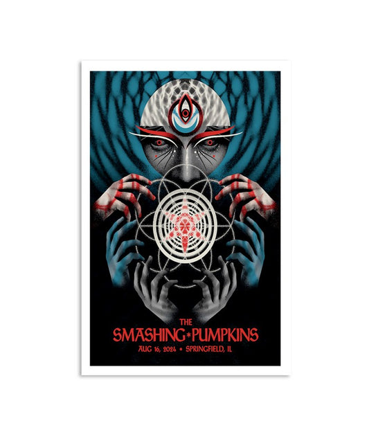 The Smashing Pumpkins Springfield IL August 16 2024 Poster