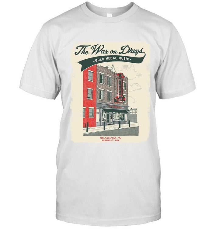 The War On Drugs in Philadelphia, PA September 17th 2024 T-Shirt